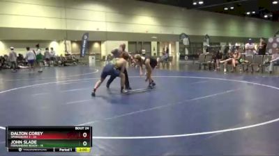 160 lbs Round 3 (16 Team) - John Slade, Fernandina Beach vs Dalton Corey, Springboro 2