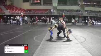 43 lbs 3rd Place - Greyson Terry, Nebraska Boyz vs Emma Schnell, Victory Training Center