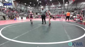 64-75 lbs Rr Rnd 3 - Autumn Foust, Keystone Kids Wrestling Club vs Aurora Bearden, Skiatook Youth Wrestling