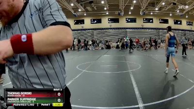 130 lbs Round 1 (8 Team) - Thomas Gorski, Rough House vs Parker Suffridge, Crossroads Wrestling