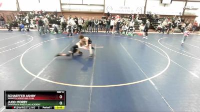 105 lbs Cons. Round 5 - Schaeffer Ashby, Wasatch Wrestling Club vs Judd Morby, Sanderson Wrestling Academy