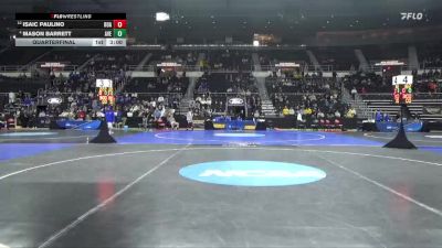 125 lbs Quarterfinal - Isaic Paulino, Roanoke vs Mason Barrett, Averett