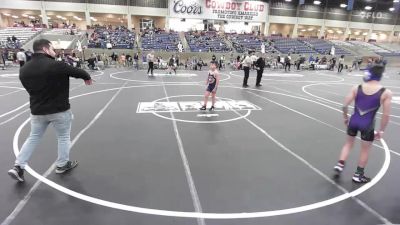 82 lbs Consi Of 4 - Rocco Alvarez, Wesley WC vs Myles Wolf, West Texas Grapplers