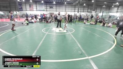 113 lbs Round 1 - Joseph Shook, NC Wrestling Factory vs Aaron McDonald, VB Fighthouse