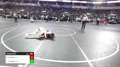 148 lbs Consi Of 8 #1 - Cole Caruso, Outlaws Wrestling Club vs Layne Turnley, SOWELA CREW