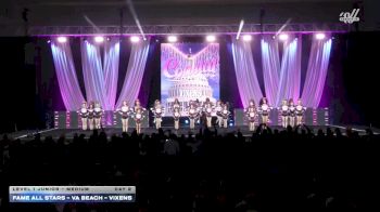 FAME All Stars - VA Beach - VIXENS [2026 L1 Junior - Medium Day 2] 2026 Coastal at the Capitol Super Nationals