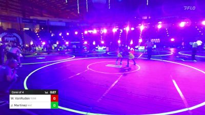 54 lbs Consi Of 4 - Will VonRuden, Terry Wrestling Club vs Jaxon Martinez, Mat Rats Rebooted