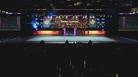 Show Cheer 2 - Malden Cyclones [2025 Jr. Pee Wee Day 1] 2025 Pop Warner National Cheer & Dance Championship