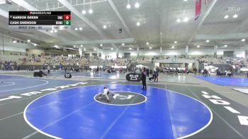 50 lbs Quarterfinal - Karson Green, Cleveland Wrestling Club vs Cash Swenson, Williamson County Wrestling Cl