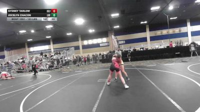 123 lbs Consi Of 4 - Sydney Tarlow, Silverback WC vs Jocelyn Chacon, Livewire