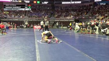 1A-144 lbs Champ. Round 2 - Dawson Youngblut, Don Bosco vs Westyn Price, North Linn