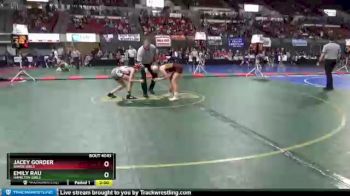 Champ. Round 1 - Jacey Gorder, Baker Girls vs Emily Rau, Hamilton Girls