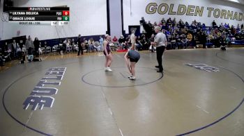 136 lbs Cons. Round 1 - Grace Logue, Pine-Richland Hs vs Lilyana DeLuca, Plum Hs