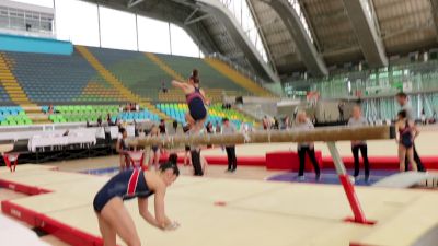 Grace McCallum, Beam Skills With Timer Dism, Training Day 1 - 2018 Pacific Rim Championships