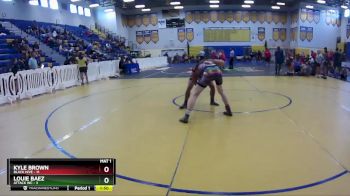 132 lbs Round 6 (8 Team) - Louie Baez, Attack WC vs Kyle Brown, Black Hive