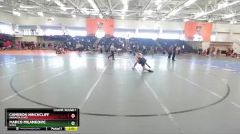 125 lbs Champ. Round 1 - Cameron Hinchcliff, Oneonta State vs Marco Milankovic, Utica