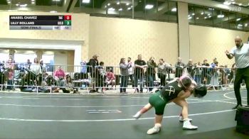 80 lbs Semifinal - Anabel Chavez, The Valley WC vs Lilly Rollans, Gold Rush Wr Ac