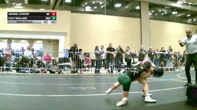 80 lbs Semifinal - Anabel Chavez, The Valley WC vs Lilly Rollans, Gold Rush Wr Ac