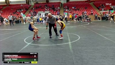 76 lbs Quarterfinal - Markus Emigh, Birch Run Youth Wrestling vs Parker Timko, Rising Kingz