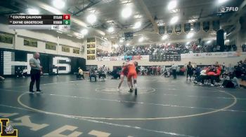 165 lbs Cons. Round 3 - Colton Calhoun, St. Clair vs Zayne Groetecke, Ritenour