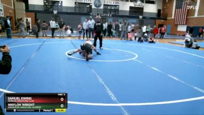 89-96 lbs Round 3 - Samuel Ewing, Morgan Wrestling Club vs Waylon Wright, Sanderson Wrestling Academy