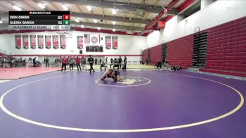 180 lbs Placement (4 Team) - Zion Green, Sacramento City College vs Alexia Garcia, San Joaquin Delta College