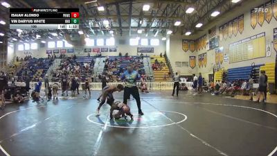106 lbs Quarters & Wb (16 Team) - Vin Daryus White, Team Kong vs ISAIAH ALONSO, Palm Harbor WC