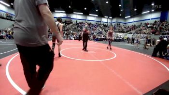 126 lbs Consolation - Caysin Perkins, Comanche Takedown Club vs Landon Hayes, Choctaw Ironman Youth Wrestling