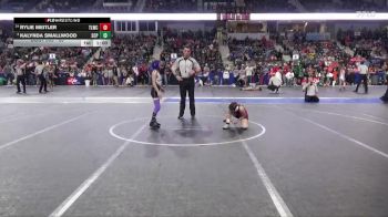 65 lbs Champ. Round 1 - Kalynda Smallwood, South Central Punisher vs Rylie Meitler, Team Lightning Wrestling Club