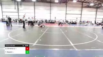 145 lbs Consi Of 32 #2 - Darren Christian Jr, NY vs Tyler Rossini, NY