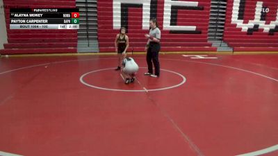 100 lbs Champ. Round 1 - Alayna Money, Northside Methodist Academy vs Payton Carpenter, Daphne