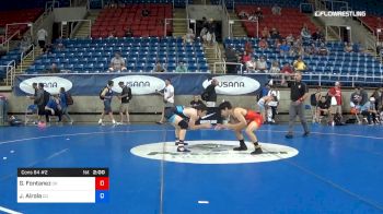 113 lbs Cons 64 #2 - Gabriel Fontanez, Oklahoma vs Joseph Airola, Colorado