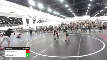 52 lbs Final - Demid Cheltsov, Savage House WC vs Alaina Saavedra, Top Rank