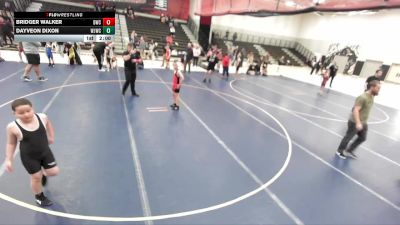 85-90 lbs Round 1 - Bridger Walker, Defiant Wrestling Club vs Dayveon Dixon, West Jordan Wresting Club