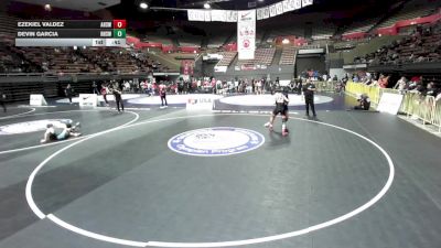 144 lbs Cons. Sub-rd Of 16 - Devin Garcia, Hollister High School Wrestling vs Ezekiel Valdez, Ayala High School Wrestling