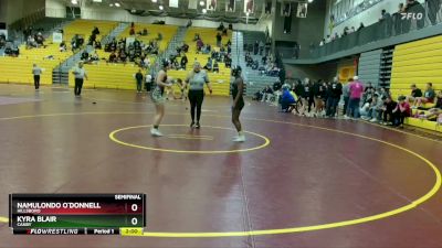 115 lbs Semifinal - Kyra Blair, Canby vs Namulondo O`Donnell, Hillsboro