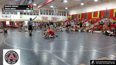 High School - 124 lbs Quarterfinals (8 Team) - Maddox Abramo, High Point vs Travis Dimick, Morris Hills