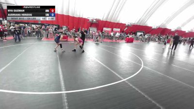 126 lbs Champ. Round 1 - Nya Guzman, Askren Wrestling Academy vs Audriana Herzog, Legacy Wrestling Academy