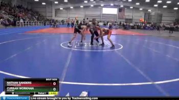 113 lbs Champ. Round 1 - Nathan Sanders, Mountain View vs Curran Workman, Hickory