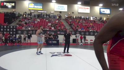 97 kg Rnd Of 16 - Eulogio Rosino Dalmeida, Nebraska vs Samuel Mitchell, Bulls Wrestling Club
