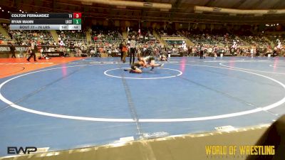 76 lbs Consi Of 32 #2 - Colton Fernandez, Team Aggression vs Ryan Mann, Lake Catholic