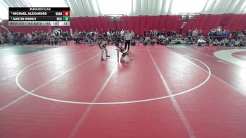 14U Boys - 140 lbs 3rd Place Match - Austin Wendt, Wisconsin vs Michael Alexander, Warrior Warehouse