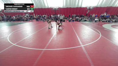 14U Boys - 140 lbs 3rd Place Match - Austin Wendt, Wisconsin vs Michael Alexander, Warrior Warehouse