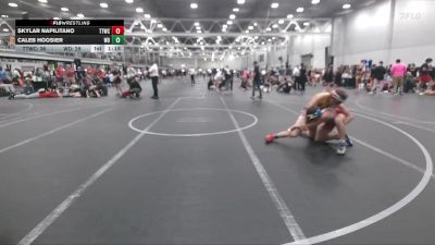 98 lbs Round 4 (6 Team) - Caleb Hoosier, Wayne Danger vs Skylar Napilitano, Team Tugman WC