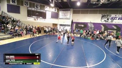 85 lbs Semifinal - Liam Tate, Highland Youth Wrestling vs Van Bird, Team Prestige