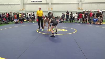 S-114 lbs Semifinal - Logan Christopher, MI vs Lincoln Hinchman, IN