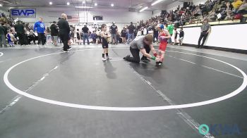 43 lbs Round Of 16 - Wilie Orr, Caney vs Dawsyn Hawkins, Hulbert