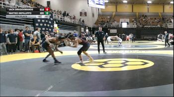 138 lbs 5th Place - Jack Dragoumanos, Belmont Hill School vs Matteo DeFillippo, Norfolk Academy