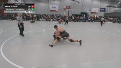 215 lbs Quarters - Axton Hopson, Lions Wrestling Club vs Ervin Hoffschneider, Bear Cave