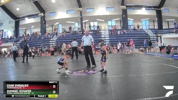 45 lbs Round 3 (8 Team) - Zane Enriquez, Takedown Elite vs Dominic Schafer, Storm Wrestling Center